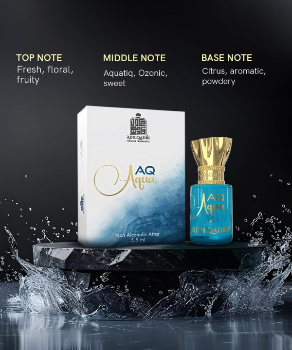 AQ Aqua Attar for Men & Women | Fresh Adilqadri 5.5ML - Image 3