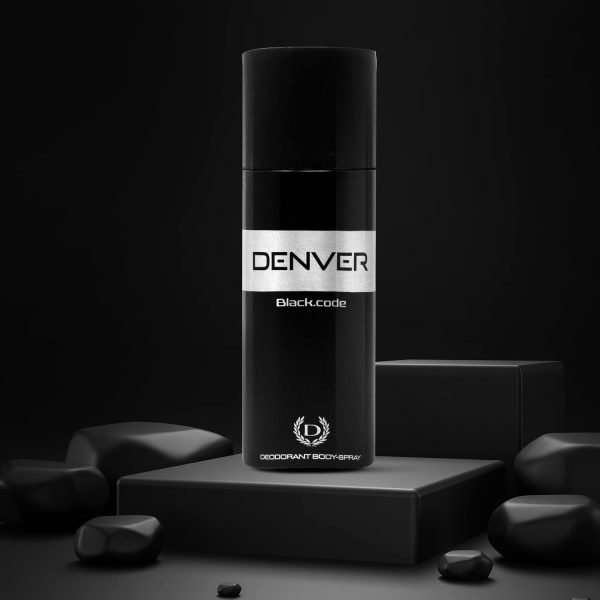 DENVER Black Code Deo - 150ML | Long Lasting Deodorant Body Spray for Men - Image 5