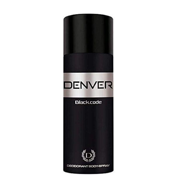 DENVER Black Code Deo - 150ML | Long Lasting Deodorant Body Spray for Men