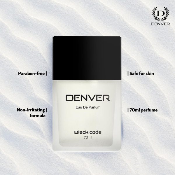 DENVER Black Code Perfume For Men - Image 2