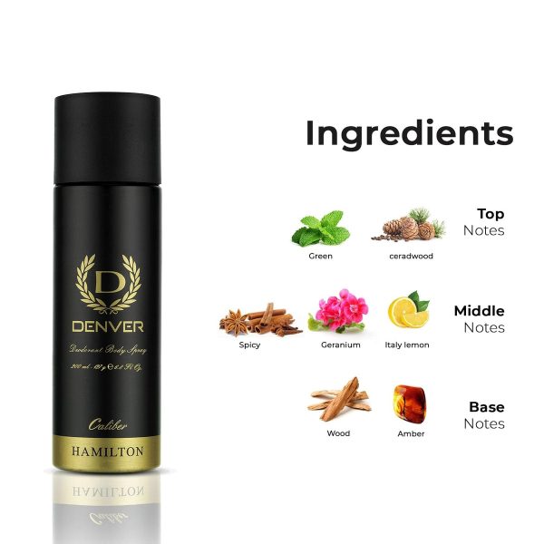 DENVER Caliber Deodorant - 165ML - Image 3