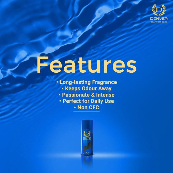 Denver Sporting Club Goal Deodorant Body Spray for Men - Image 5