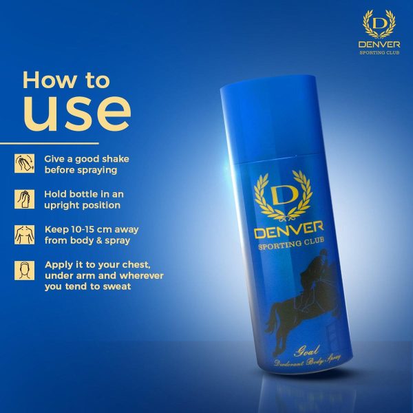 Denver Sporting Club Goal Deodorant Body Spray for Men - Image 4