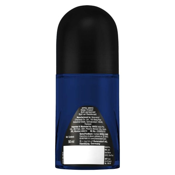Nivea MEN Deep Impact Freshness Deodorant Roll-On - Image 2