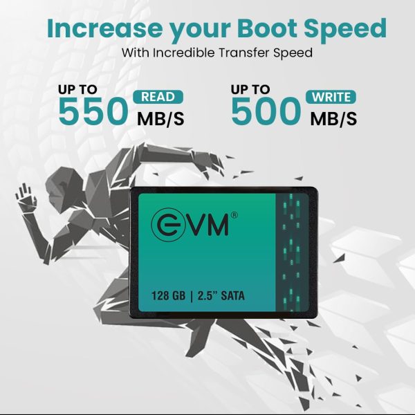 EVM 128GB 2.5-Inch SATA Internal SSD - 550MB/s Read & 500MB/s Write - Image 4