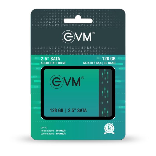 EVM 128GB 2.5-Inch SATA Internal SSD - 550MB/s Read & 500MB/s Write - Image 2
