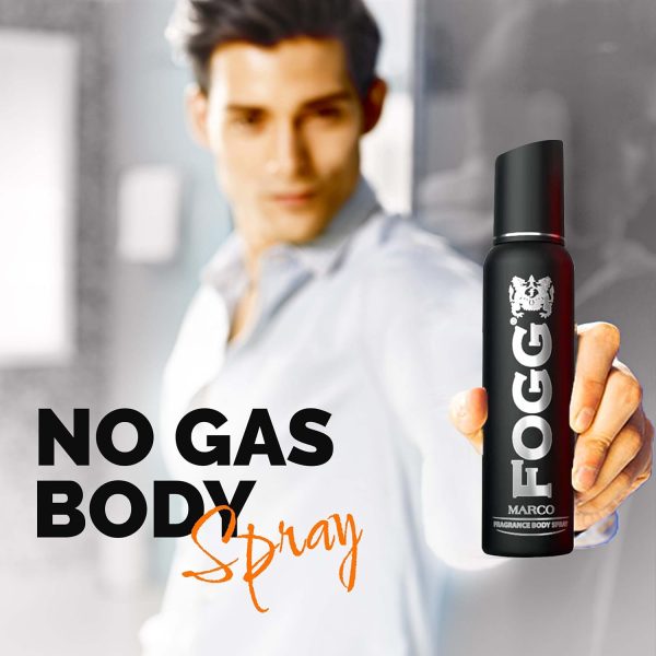 Fogg Marco Body Spray For Men, 150ml (Black) - Image 3