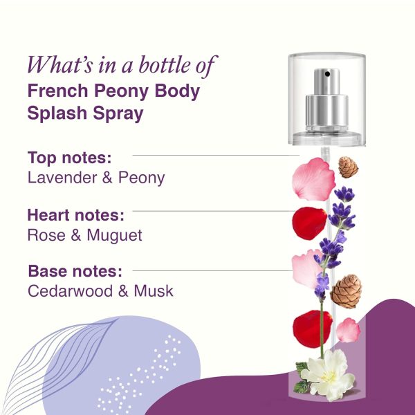 Layer’r Wottagirl French Peony Body Splash, 135ml - Image 2
