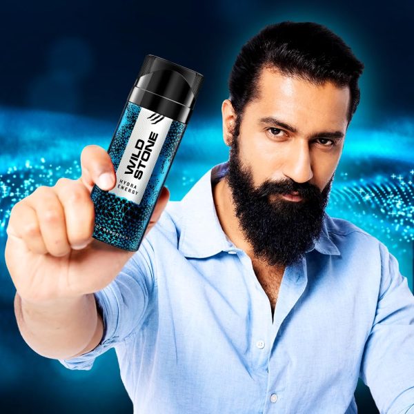 Wild Stone Hydra Energy Deo Body Spray for Men, 150ml - Image 4