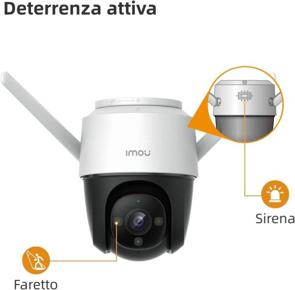 Imou 3MP CCTV Camera for Home Outdoor, 360° Security WiFi Camera, Full Color Night Vision 30M - Image 4