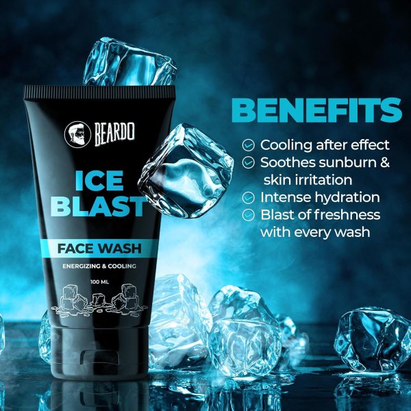 BEARDO Ice Blast Cooling Facewash for Men - Image 4