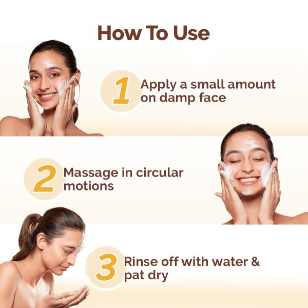 Mamaearth Ubtan Natural Glow Face Wash with Turmeric & Saffron | For Tan Removal & Skin brightening | SLS & Paraben Free | For All Skin Type | For Men & Women | 50 ml - Image 4