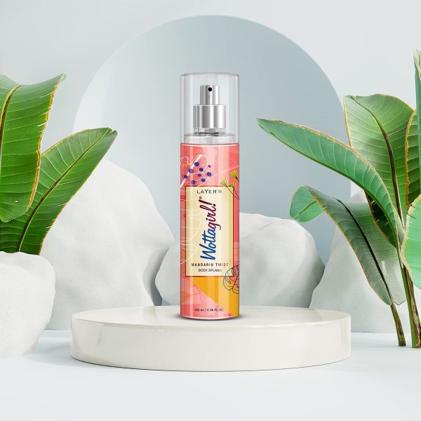 Layer'r Wottagirl Mandarin Twist Body Splash for Women 135ml - Image 3