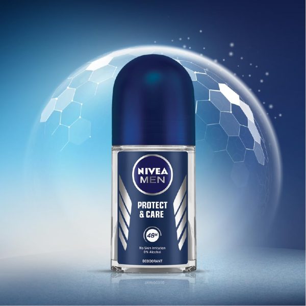 NIVEA Men Fresh Woody Protect And Care Roll On, 50Ml, Pack Of 1 - Image 2