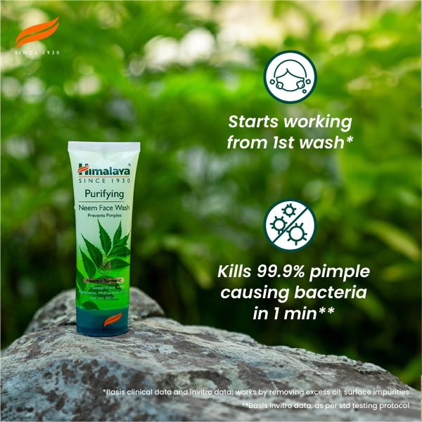 Himalaya Purifying Neem Face Wash 100 ml - Image 4