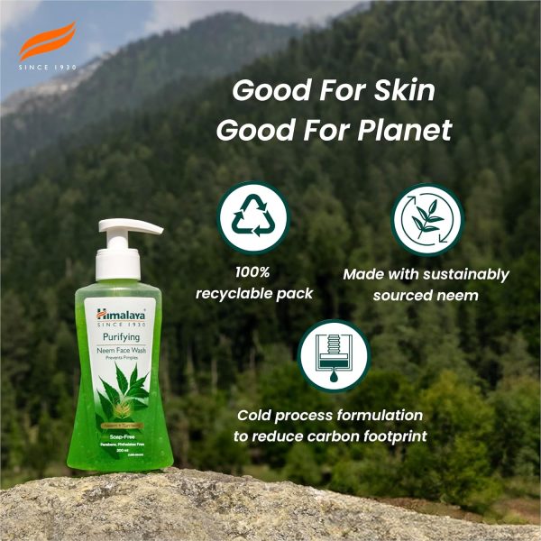 Himalaya Purifying Neem Face Wash, 200 ml - Image 3