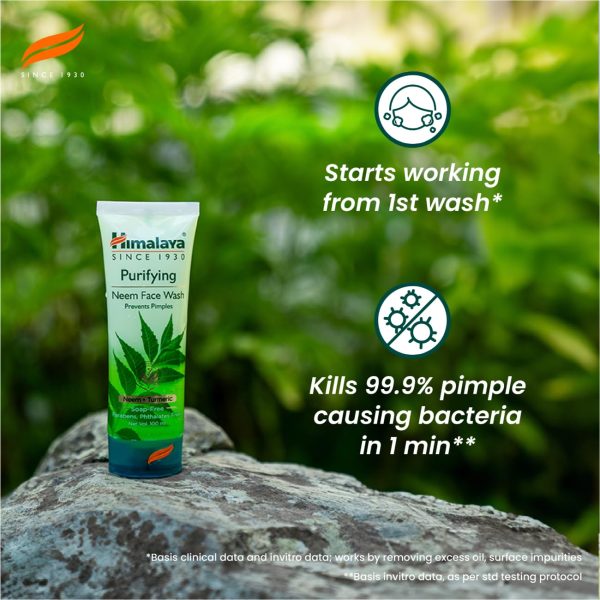 Himalaya Purifying Neem Face Wash 100 ml - Image 2