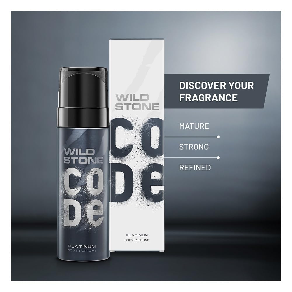 Wild Stone CODE Platinum Body Perfume for Men - Image 3