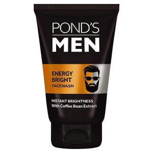 Pond's Men Energy Bright Anti-Dullness Facewash With Coffee Bean, 50 g