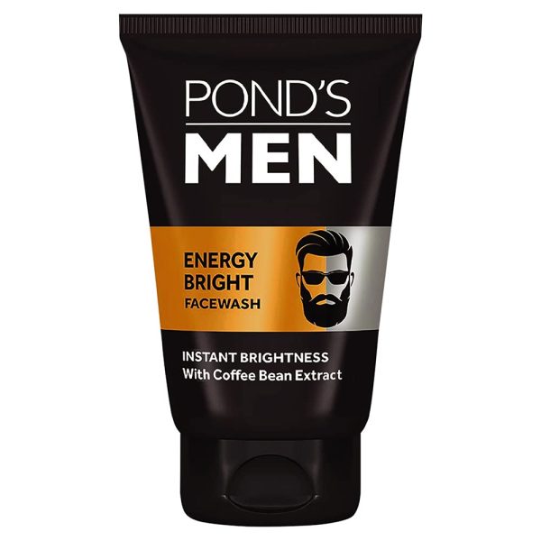Pond's Men Energy Bright Anti-Dullness Facewash With Coffee Bean, 50 g