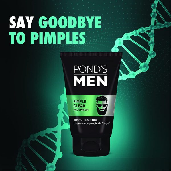 Ponds Men Pimple Clear Facewash 50G - Image 4
