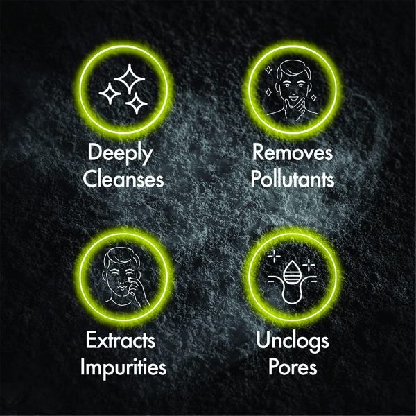 Pond's Men Pollution Out Activated Charcoal Deep Clean Facewash, 50 g - Image 2