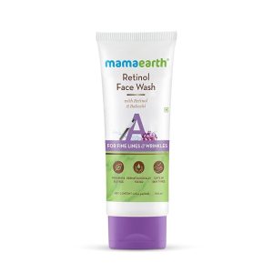 Mamaearth Retinol with Retinol & Bakuchi Face Wash (100 ml).