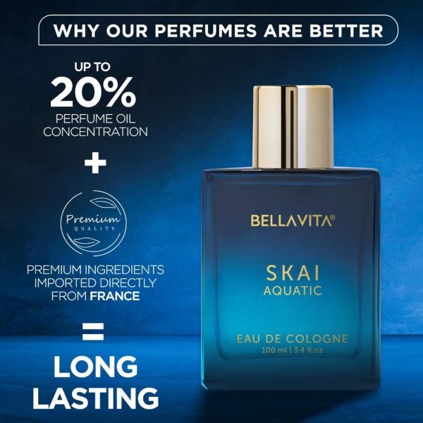 Bella Vita Luxury Skai Aquatic Unisex Long Lasting Perfume - Image 3