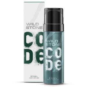 Wild Stone Fresh Code Steel Long Lasting No Gas Body Perfume Spray For Men