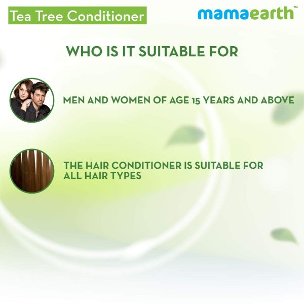 Mamaearth Anti Dandruff Conditioner, With Tea Tree & Ginger Oil, For Dandruff Free Hair 250ml - Image 2