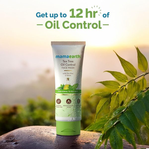 Mamaearth Tea Tree Oil Control Face Wash 100 ml - Image 3