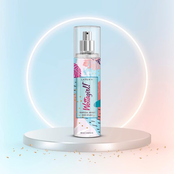 Layer'r Wottagirl Tropical Berry Body Splash for Women 135ml - Image 3