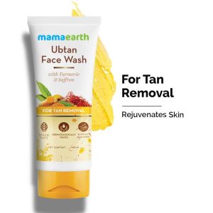 Mamaearth Ubtan Natural Glow Face Wash with Turmeric & Saffron 100ml