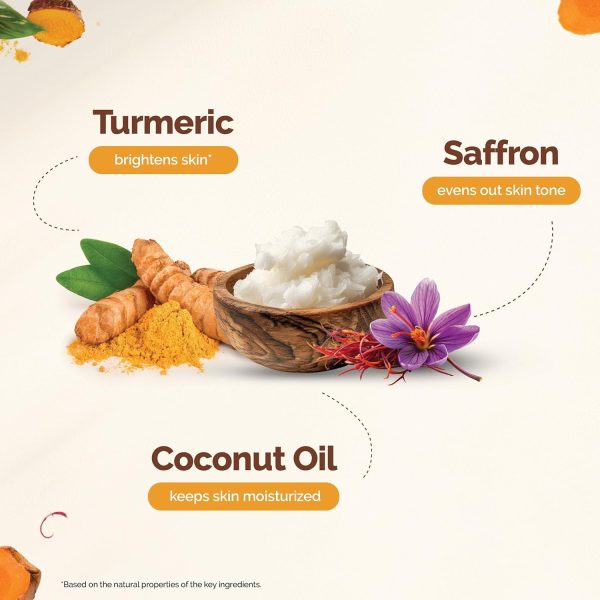 Mamaearth Ubtan Natural Glow Face Wash with Turmeric & Saffron 100ml - Image 4