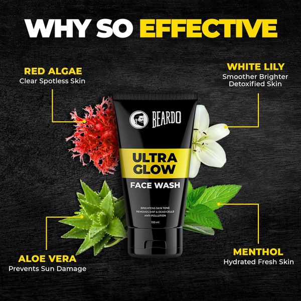 Beardo Ultraglow Face Wash for Men - Image 3
