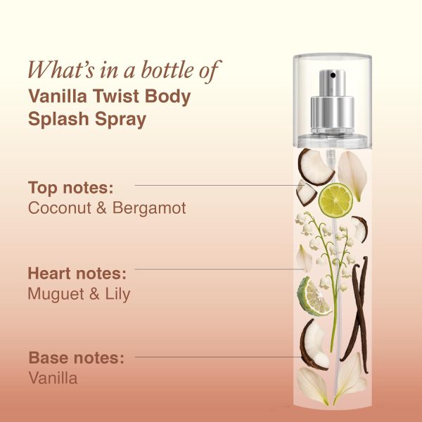 Layer'r Wottagirl Vanilla Twist Fragrant Body Splash For Women - Image 4