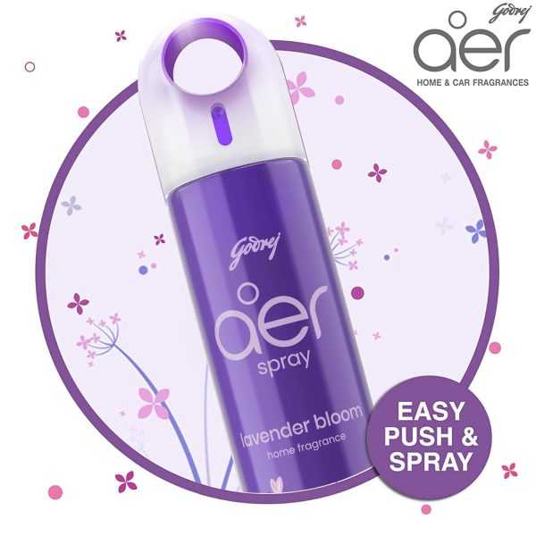 Godrej aer spray, Air Freshener for Home & Office - Violet Valley Bloom - Image 3