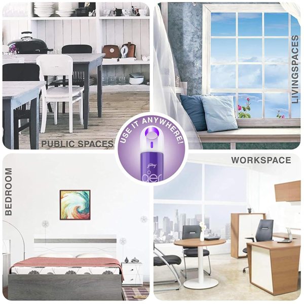 Godrej aer spray, Air Freshener for Home & Office - Violet Valley Bloom - Image 5