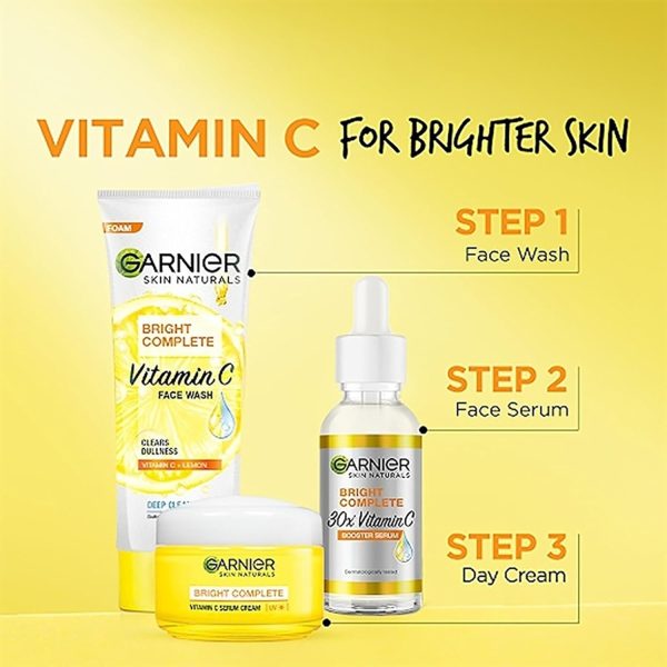 Vitamin C Garnier Face Wash Bright Complete 50 g - Image 3