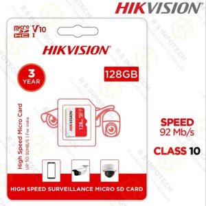 HIKVISION HS-TF-D1 128GB MICRO SD CARD (3YEARS)