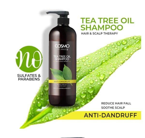 COSMO Anti Dandruff - Tea Tree Oil Shampoo 480ML - Image 2