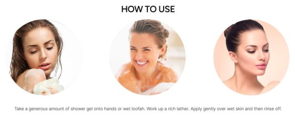 COSMO Temptation Shower Gel – Blueberry 480ML - Image 3