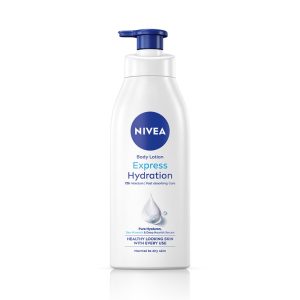 NIVEA Body Lotion For Men & Women, Express Hydration, for Fast Absorption, 400 ml