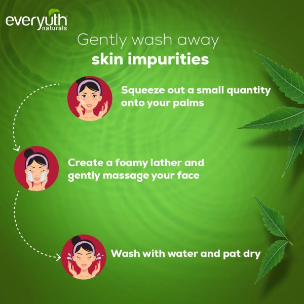 Everyuth Naturals Purifying Neem Face Wash 50g - Image 3