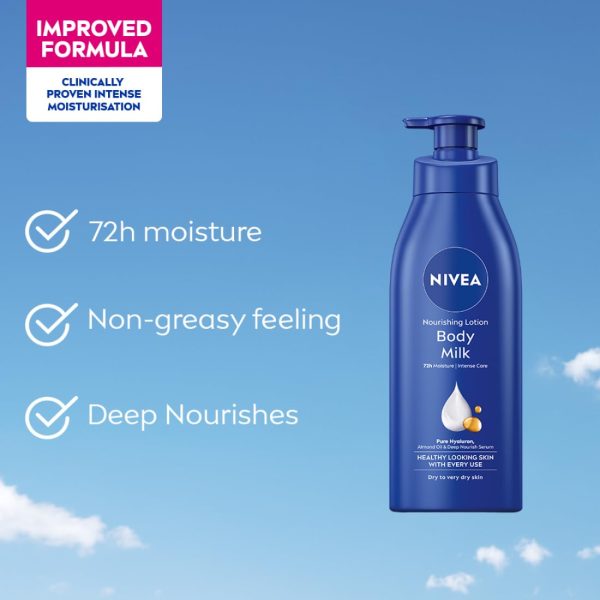 NIVEA Nourishing Body Milk 600ml Body Lotion For Very Dry Skin  (600 ml) - Image 5