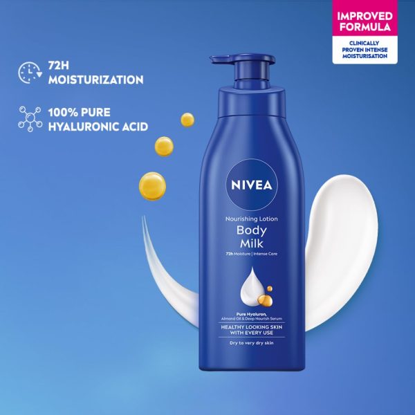 NIVEA Nourishing Body Milk 600ml Body Lotion For Very Dry Skin  (600 ml) - Image 4