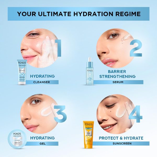 Pond's Super Light Gel Oil Free Moisturiser With Hyaluronic Acid + Vitamin E, 25g - Image 3