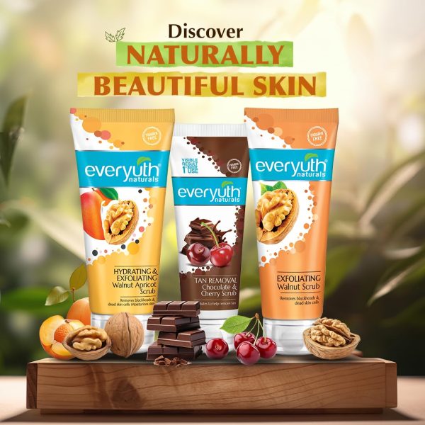 Everyuth Naturals Exfoliating Walnut Scrub, 25g - Image 5