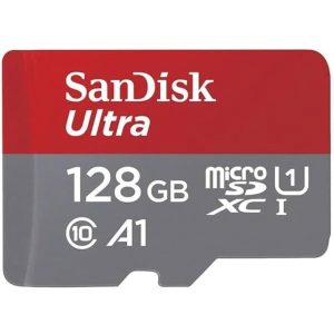 SanDisk Ultra 128GB MicroSDXC UHS-I, 140MB/s R, Memory Card, 6M Warranty, for Smartphones
