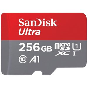 SanDisk Ultra 256GB MicroSDXC UHS-I, 140MB/s R, Memory Card, 6M Warranty, for Smartphones